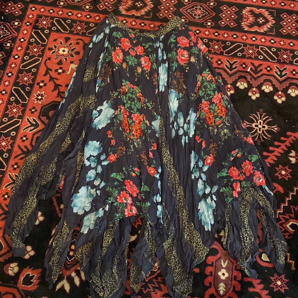 Free people handkerchief skirt
